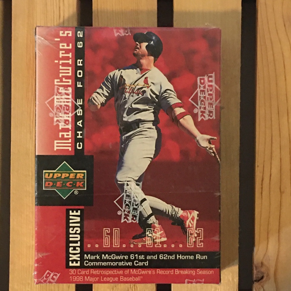 1998 upper deck Mark McGwire card set